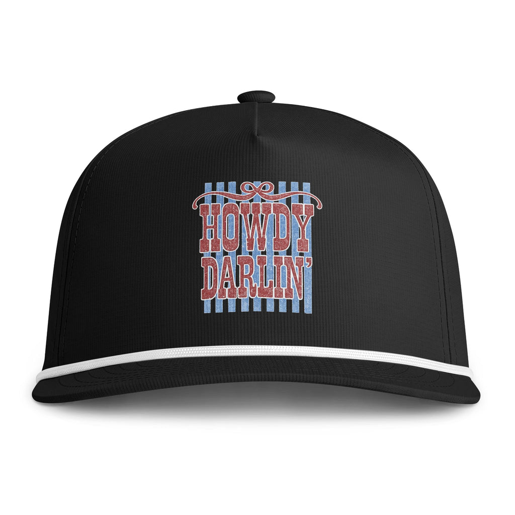 Howdy Darlin' Rope Cap — Vintage Western Baseball Hat