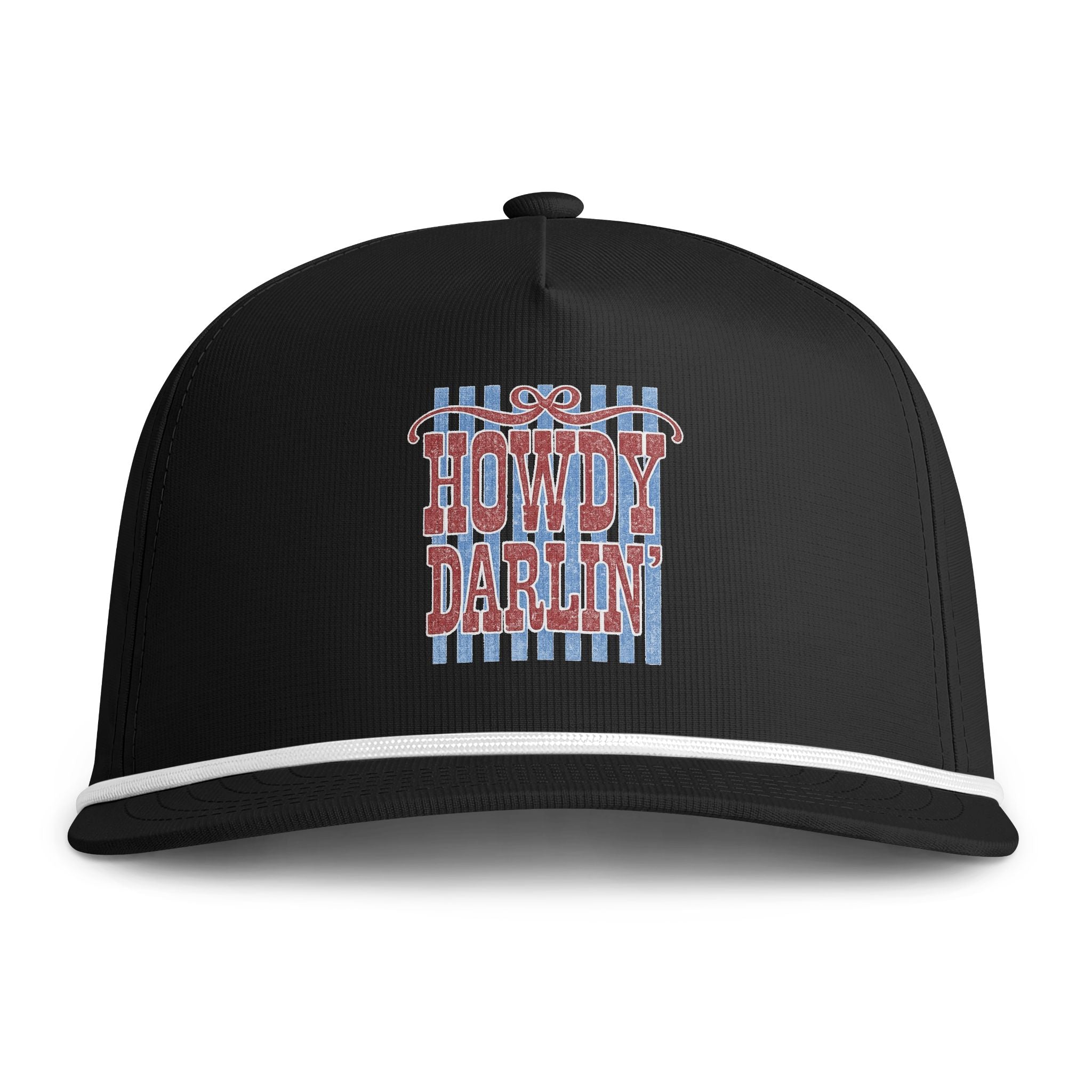 Howdy Darlin' Rope Cap — Vintage Western Baseball Hat