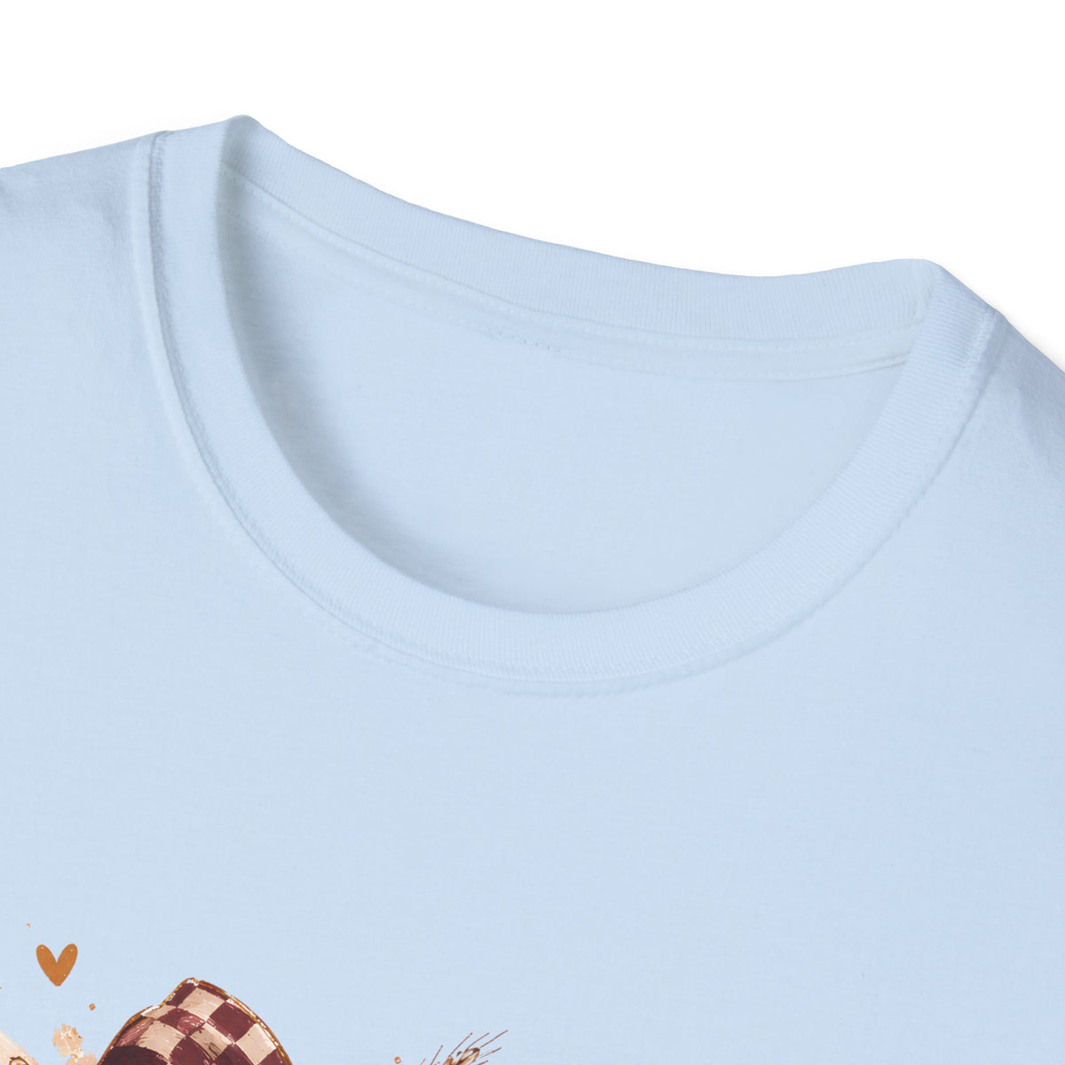 Highland Cow Fall T-Shirt — Pumpkin & Plaid Autumn Graphic Tee