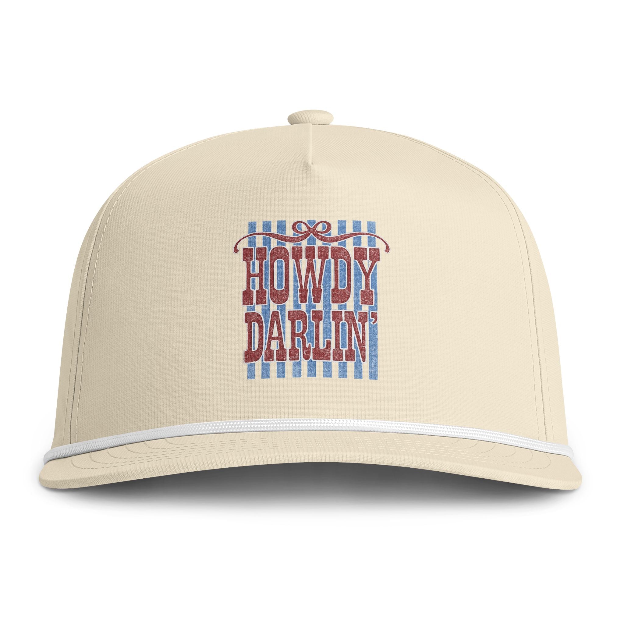 Howdy Darlin' Rope Cap — Vintage Western Baseball Hat