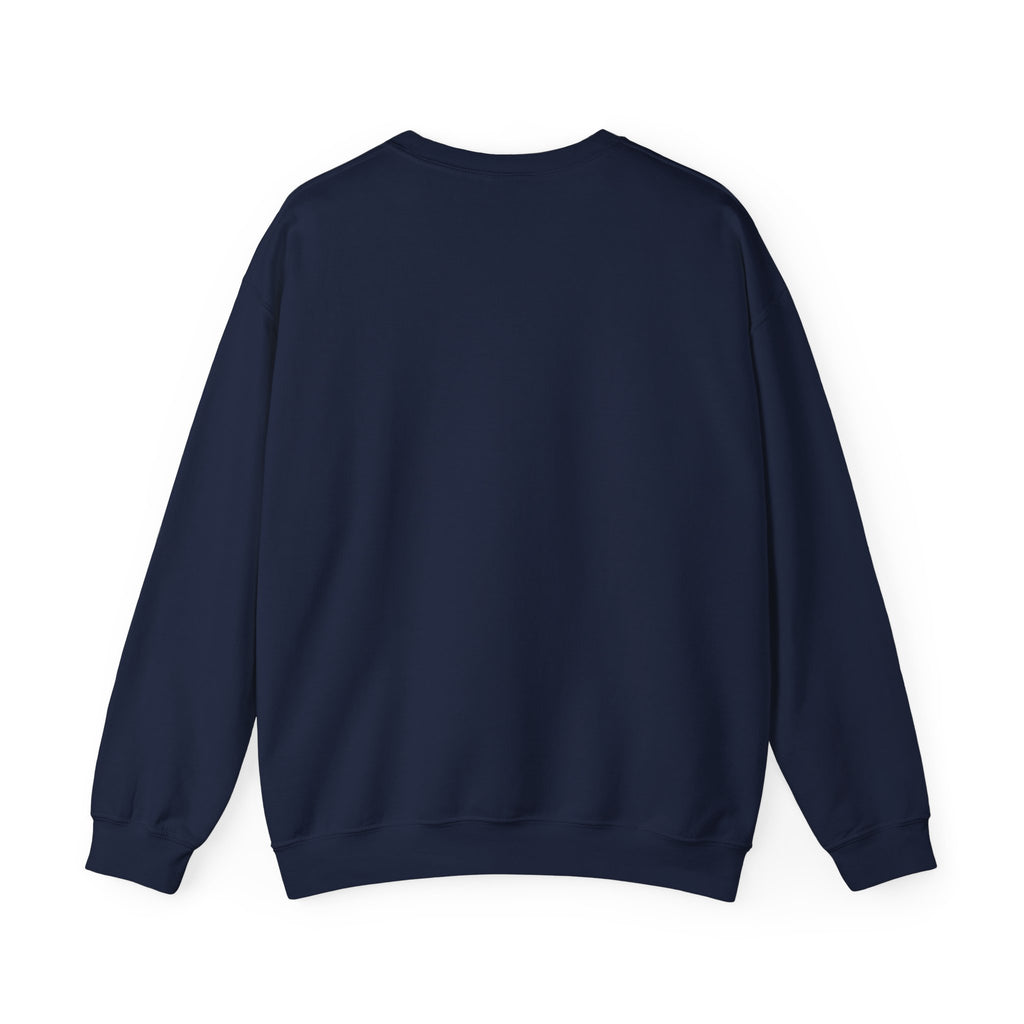 Fall Y'all Crewneck Sweatshirt — Rustic Pumpkin Leather Tag Design