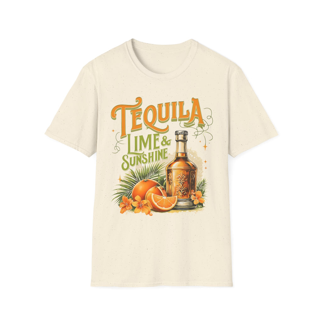 Tequila Lime & Sunshine T‑Shirt — Retro Citrus Cocktail Graphic Tee