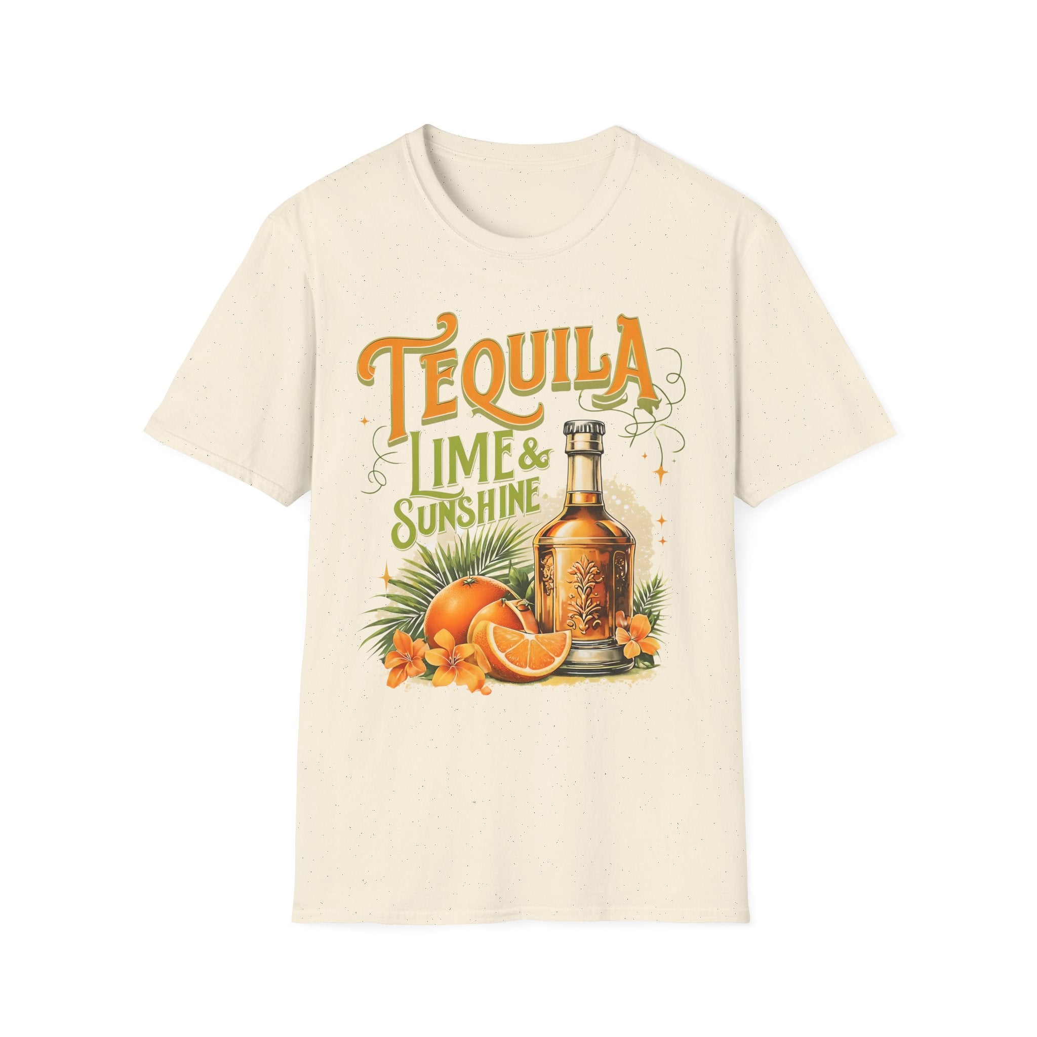 Tequila Lime & Sunshine T‑Shirt — Retro Citrus Cocktail Graphic Tee