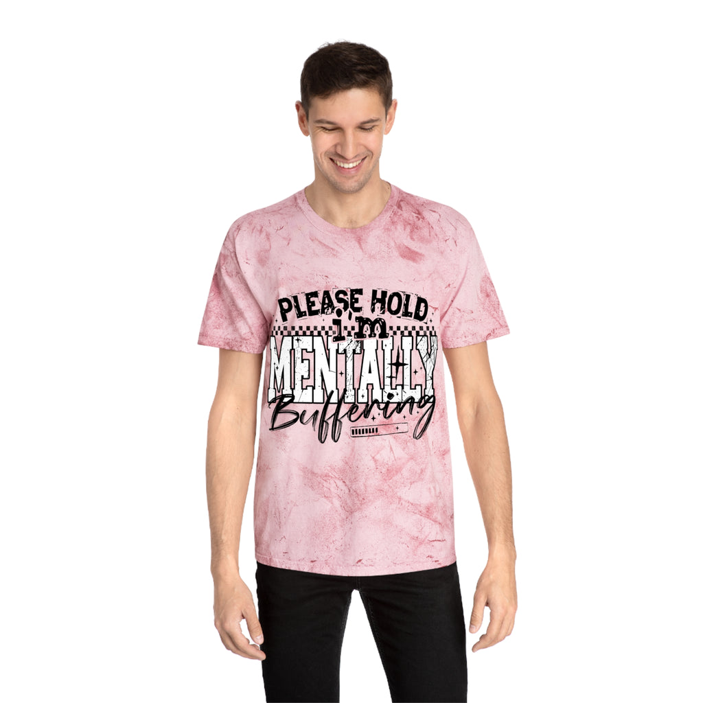 Please Hold I’m Mentally Buffering T-Shirt — Funny Mental Health Graphic Tee