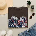 Patriotic Deer T-Shirt — American Flag Buck Graphic Tee