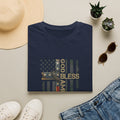 T-Shirt — God Bless America 250 Years Patriotic Flag Tee (1776–2026)