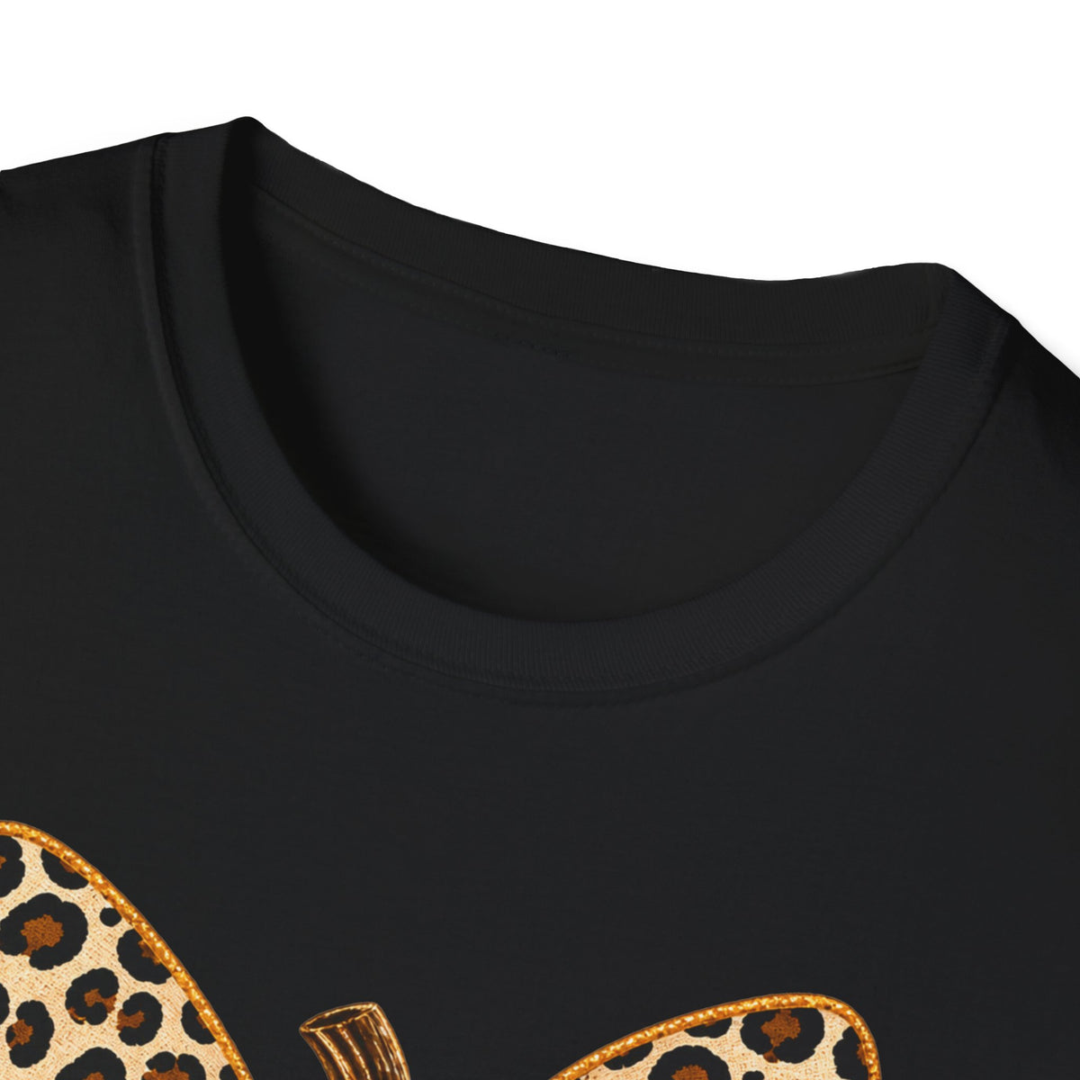 Leopard Bow Football Pumpkin T-Shirt