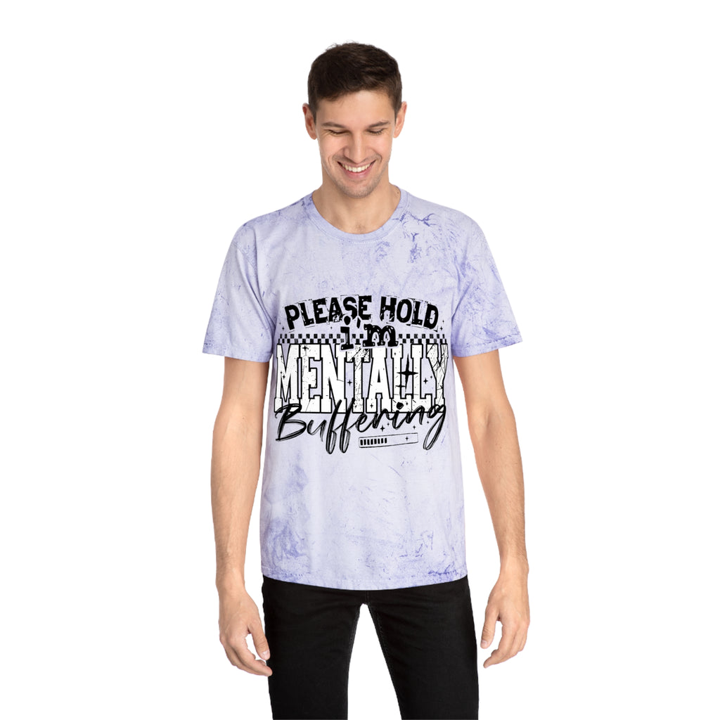 Please Hold I’m Mentally Buffering T-Shirt — Funny Mental Health Graphic Tee