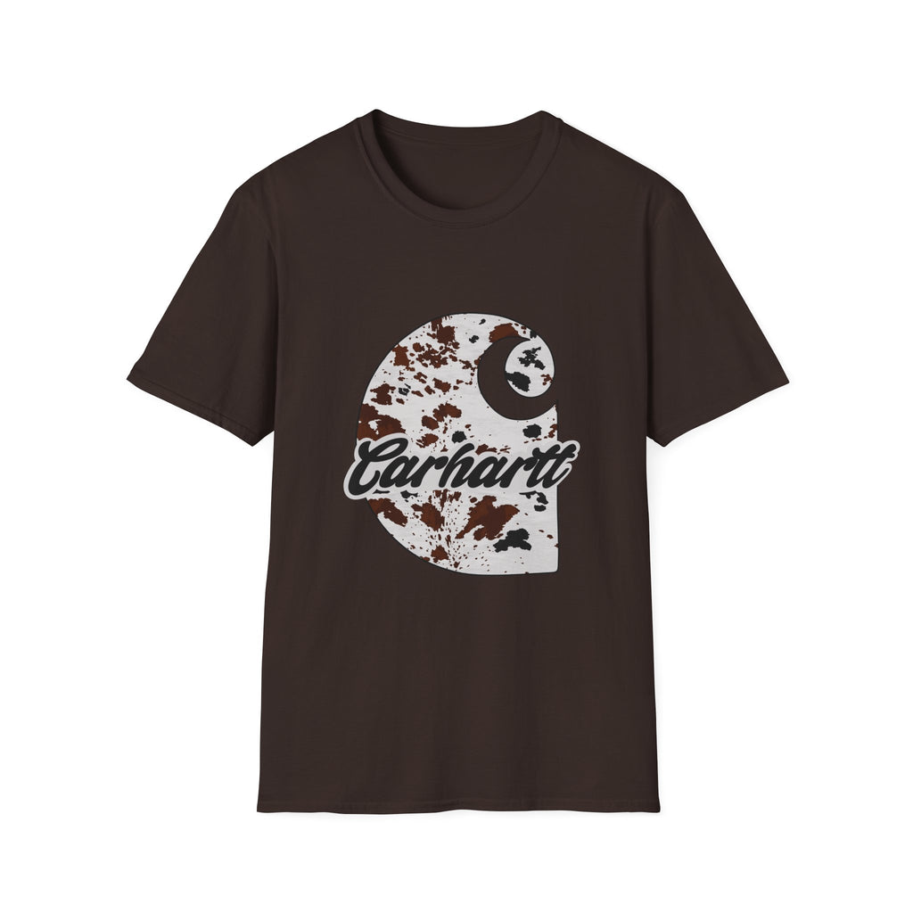 Cow Print Carhartt Logo T-Shirt