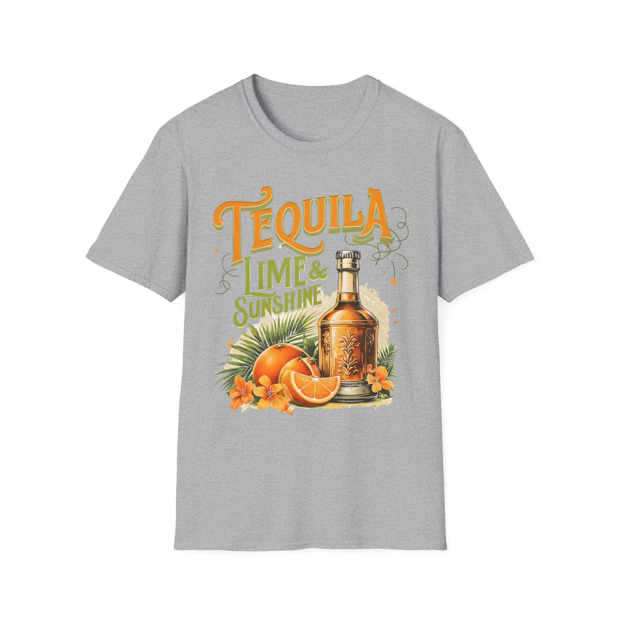 Tequila Lime & Sunshine T‑Shirt — Retro Citrus Cocktail Graphic Tee