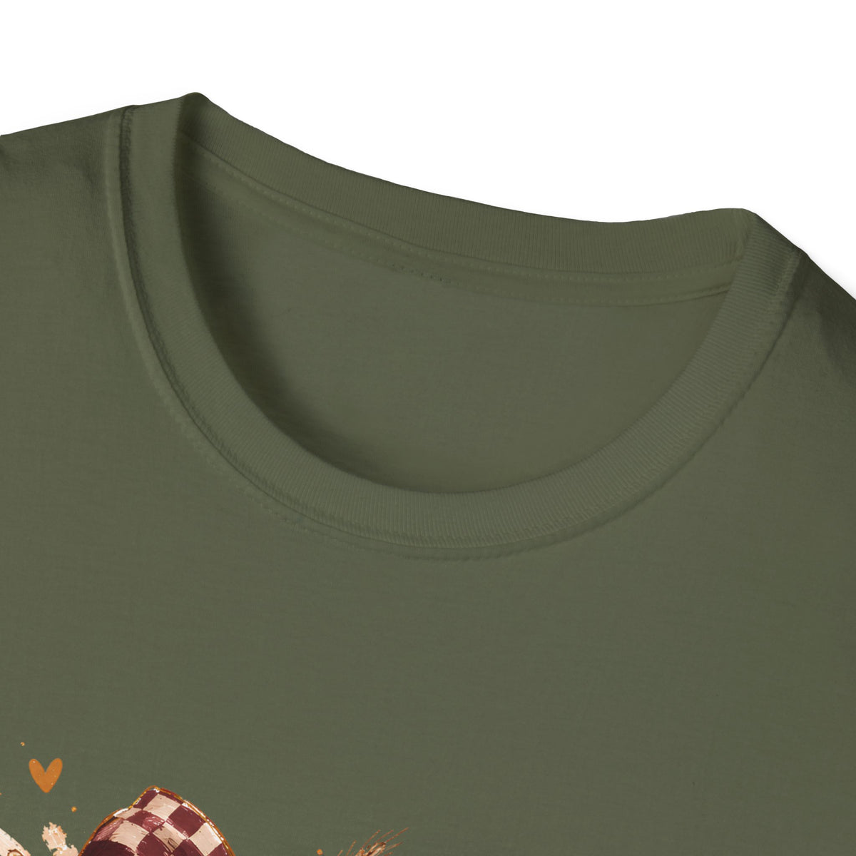 Highland Cow Fall T-Shirt — Pumpkin & Plaid Autumn Graphic Tee