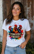 Easily Distracted by Peckers Tee