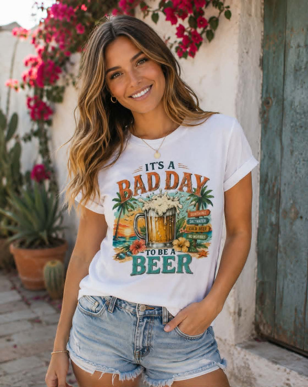 It's a Bad Day to Be a Beer Beach Tee