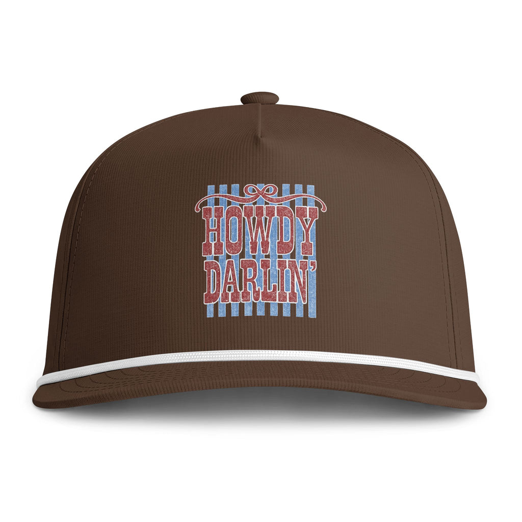 Howdy Darlin' Rope Cap — Vintage Western Baseball Hat