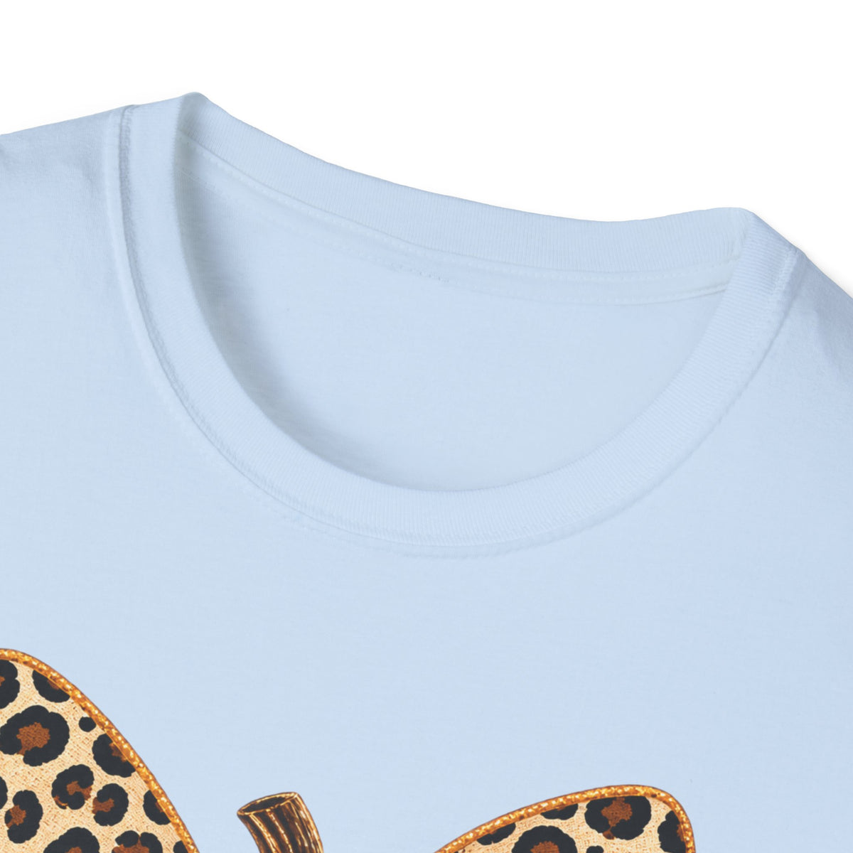 Leopard Bow Football Pumpkin T-Shirt