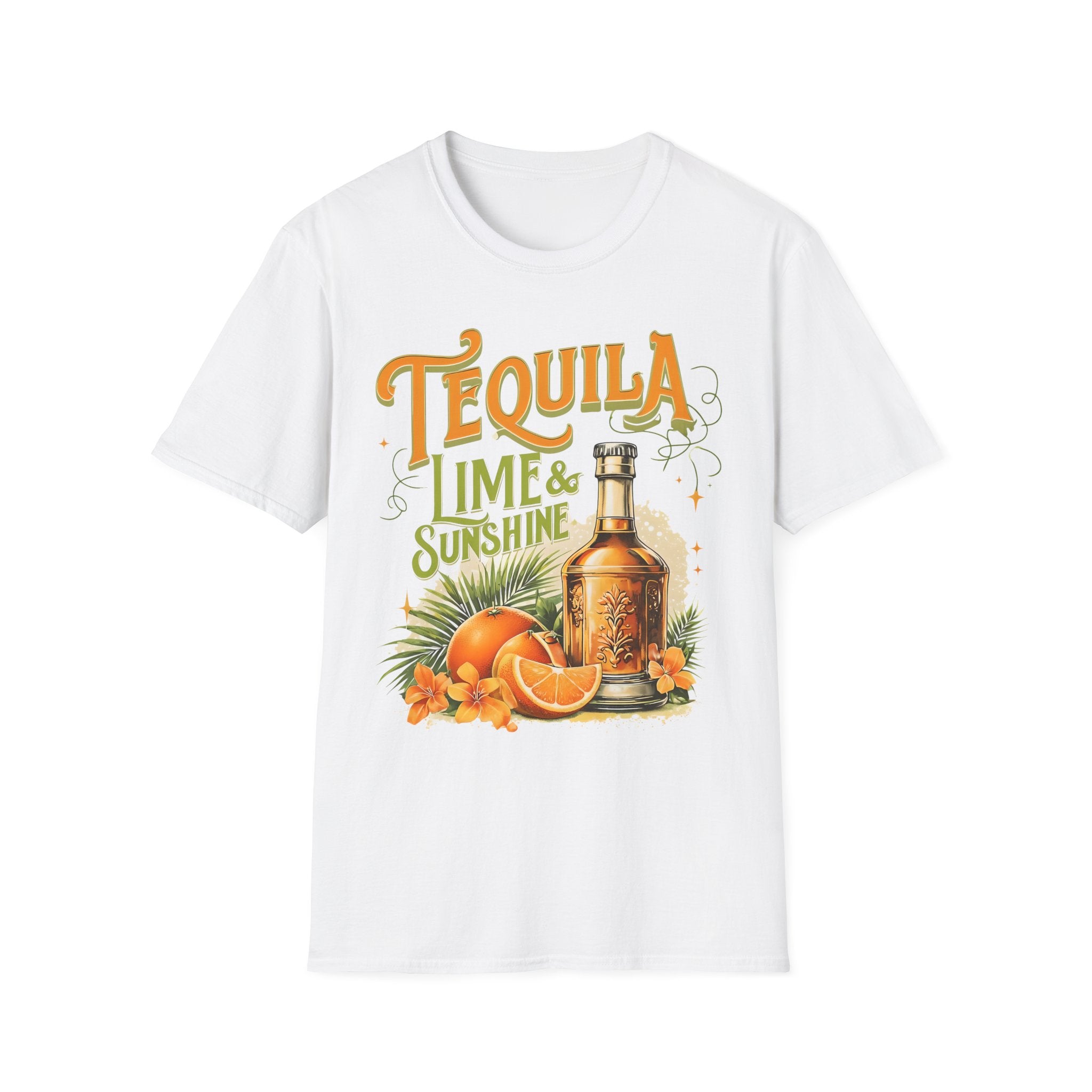Tequila Lime & Sunshine T‑Shirt — Retro Citrus Cocktail Graphic Tee