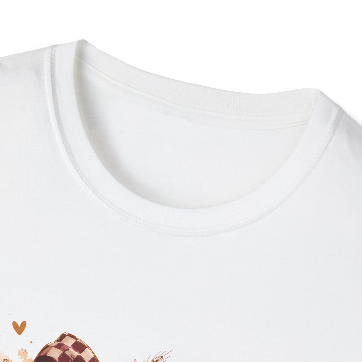 Highland Cow Fall T-Shirt — Pumpkin & Plaid Autumn Graphic Tee