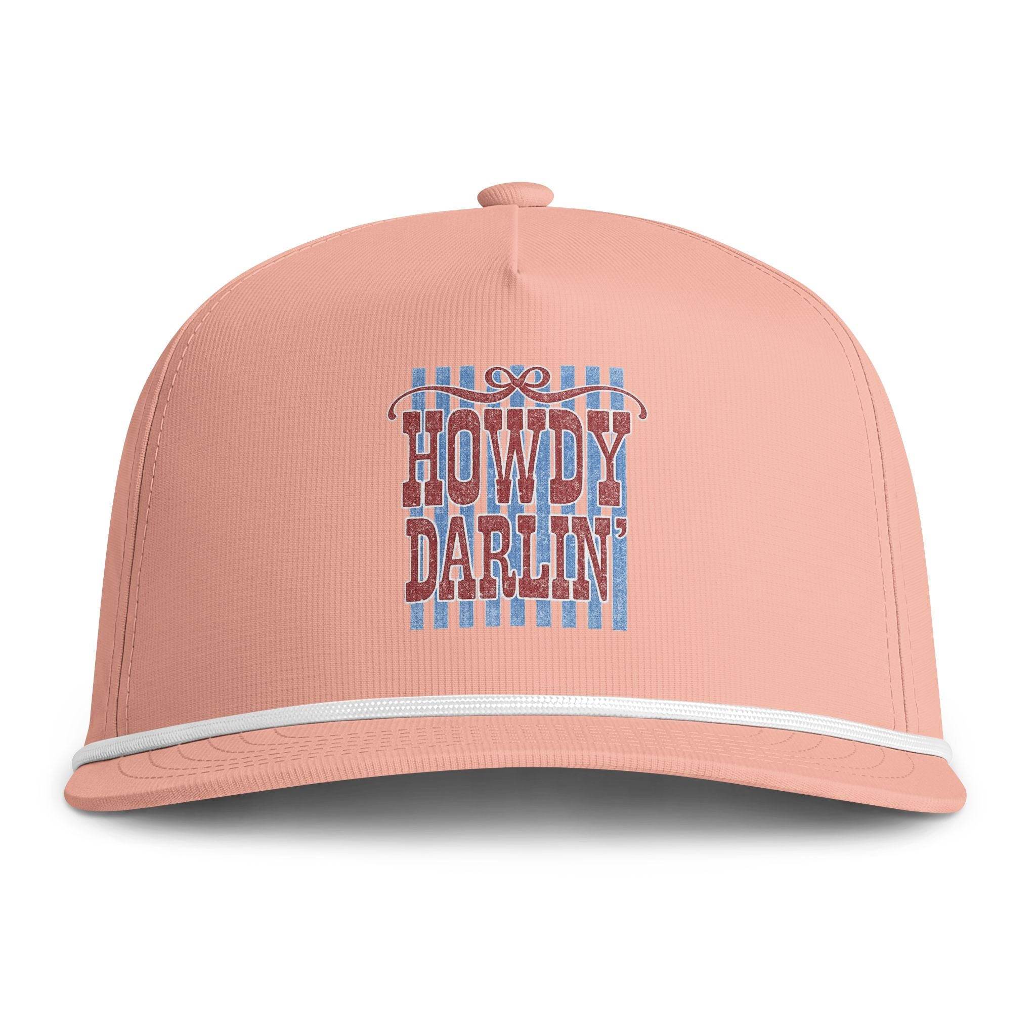 Howdy Darlin' Rope Cap — Vintage Western Baseball Hat
