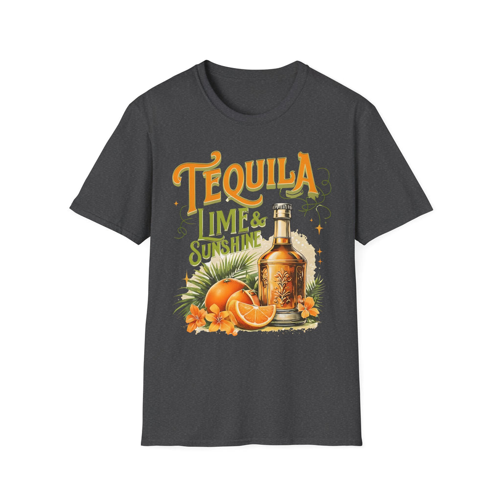 Tequila Lime & Sunshine T‑Shirt — Retro Citrus Cocktail Graphic Tee