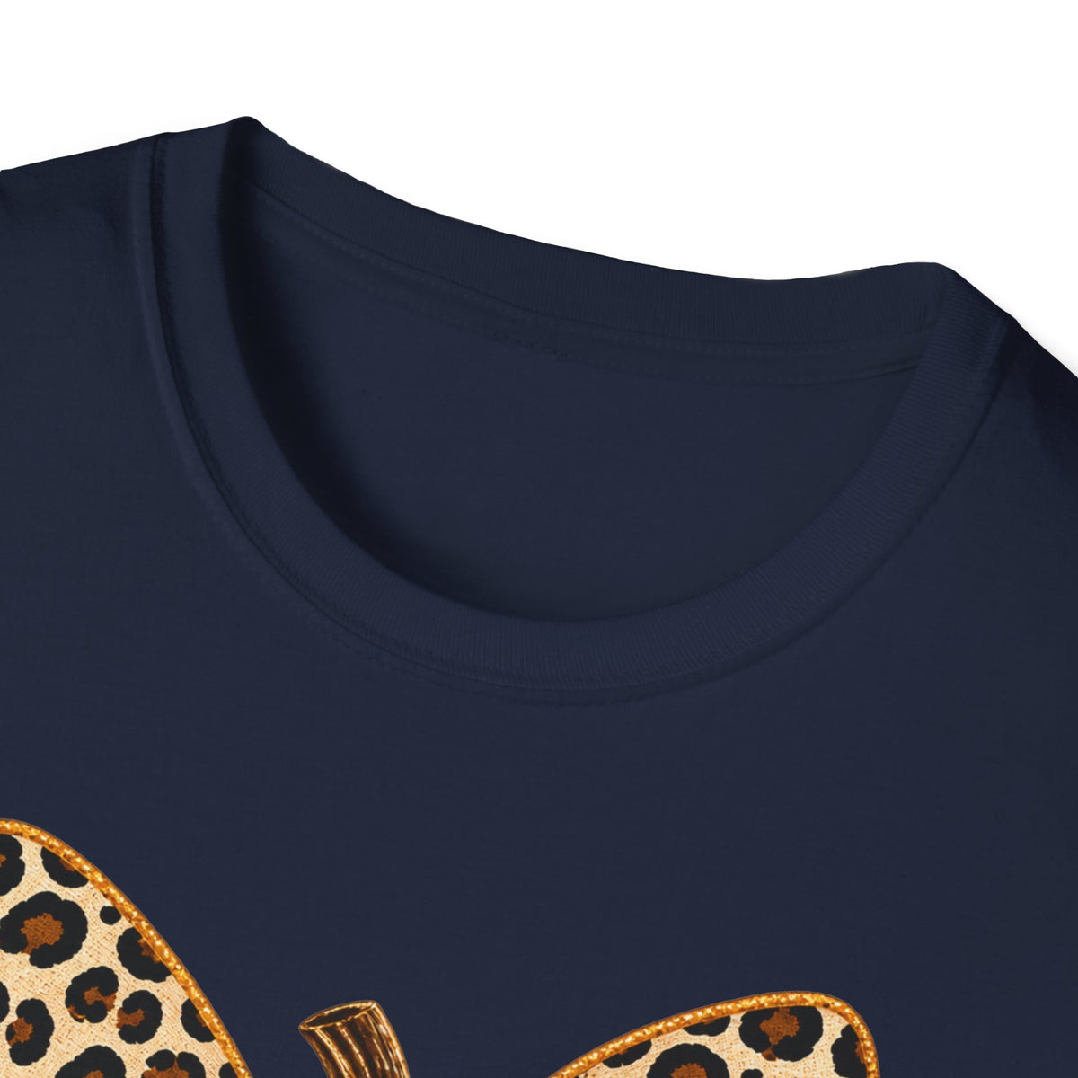 Leopard Bow Football Pumpkin T-Shirt