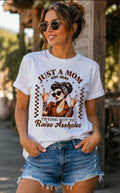 Just a Mom Out Here Trying Not to Raise A**holes Tee
