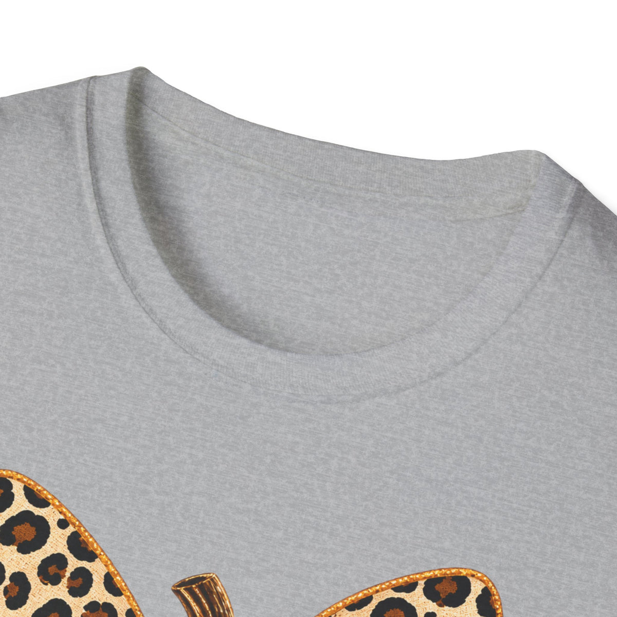 Leopard Bow Football Pumpkin T-Shirt