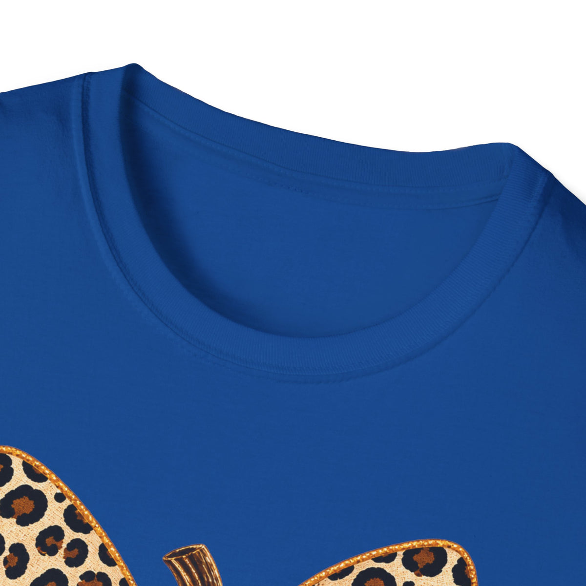 Leopard Bow Football Pumpkin T-Shirt
