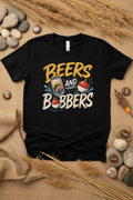 Beers and Bobbers Tee Mockup