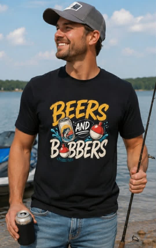 Beers and Bobbers Tee