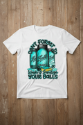 Don't Forget to Wash and Sanitize Your Balls Tee mockup on white shirt