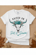 Raised on Dirt & Dreams Tee Mockup