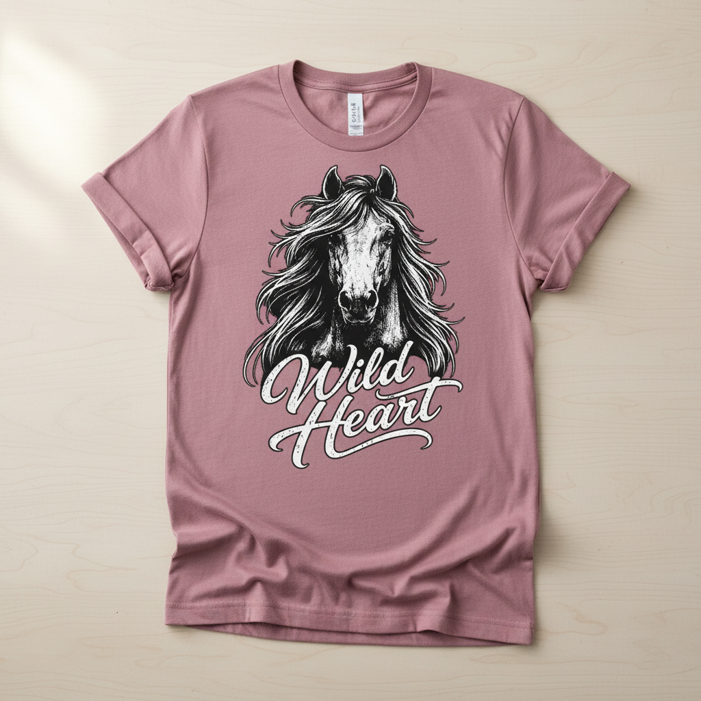Wild Heart Horse Tee - Paragon